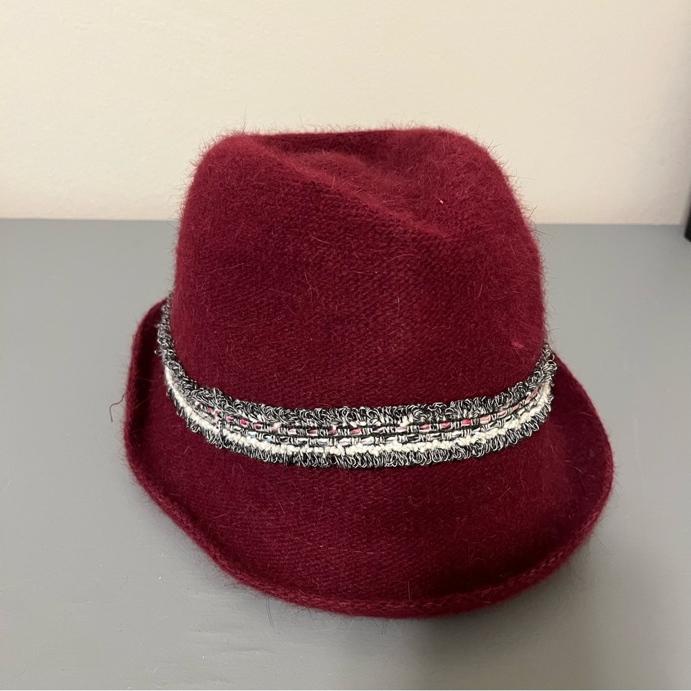 Burgundy Fedora
